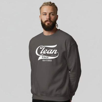 Clean Since Recovery Hoodie close-up view (view 12)
