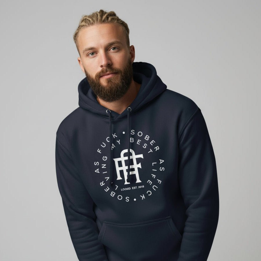 Living My Best Life Sober Recovery Hoodie product photo (view 10)