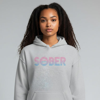 Recovery Hoodie | Retro Sobriety Date Hoodie with Personalized Date