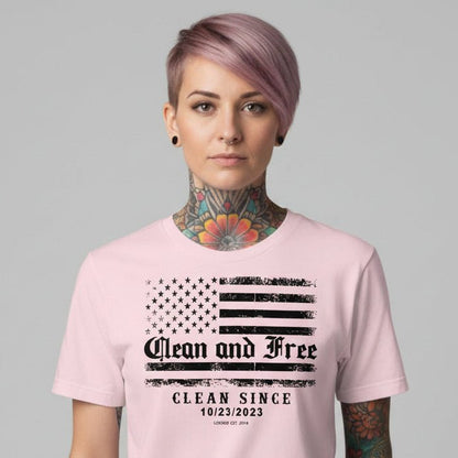 Clean and Free Sober T Shirt fit detail (view 19)