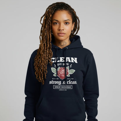 Recovery Hoodie | Clean Girl Gang Strong & Clean Crest