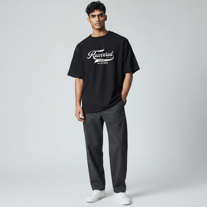 Men’s Recovered Since T-Shirt w/ Personalized Clean Date