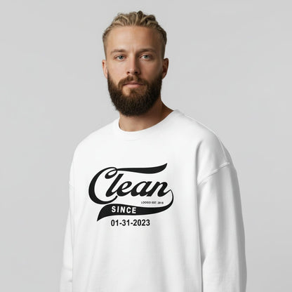 Clean Since Recovery Hoodie featuring the design (view 21)