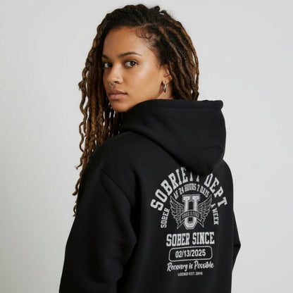 Recovery Hoodie | Sobriety Dept Zip Hoodie