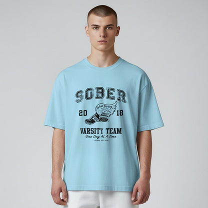 Detail shot of the Sober Varsity Sober T Shirt (view 25)