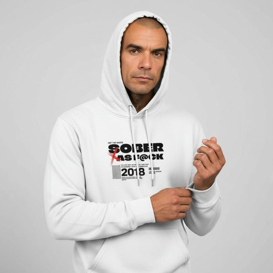 Sober As F*ck Recovery Hoodie packaging detail (view 18)