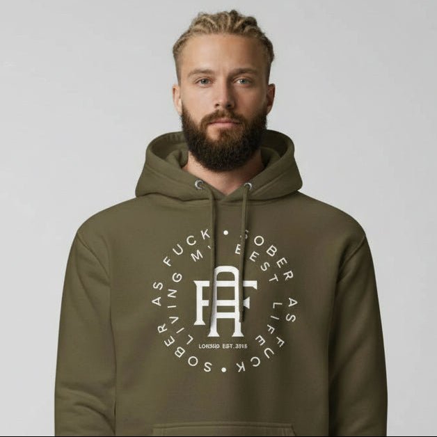Living My Best Life Sober Recovery Hoodie side view (view 16)