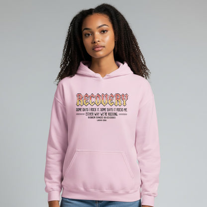 Recovery Hoodie | Women's Recovery Rock Hoodie with Personalized Date