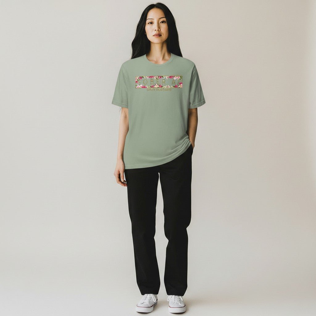 Sober T Shirt | Women’s Sober AF Tee with Custom Sobriety Date in Pastel Colors