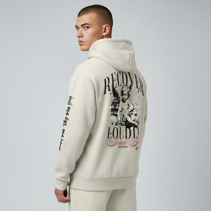 relaxed fit sober hoodie view