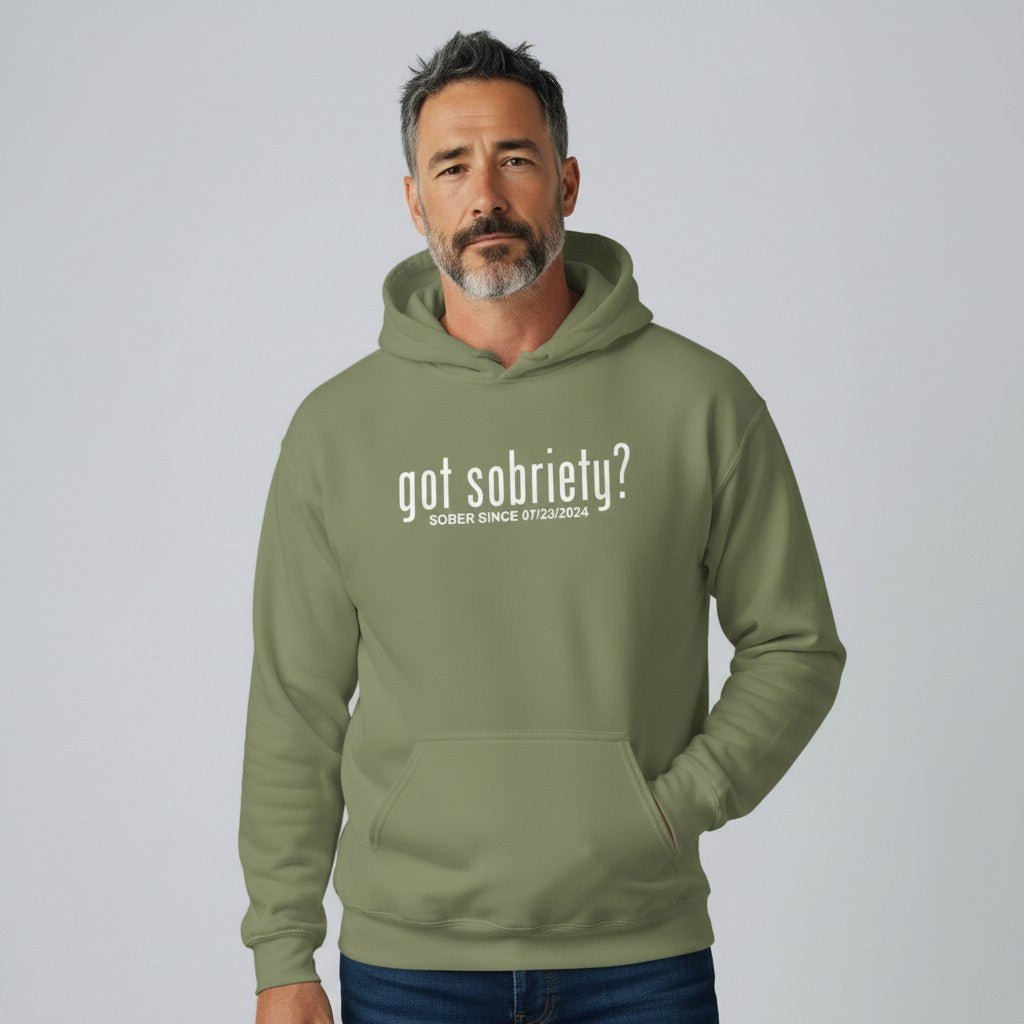 Recovery Hoodie | Got Sobriety? Hoodie with Custom Sobriety Date