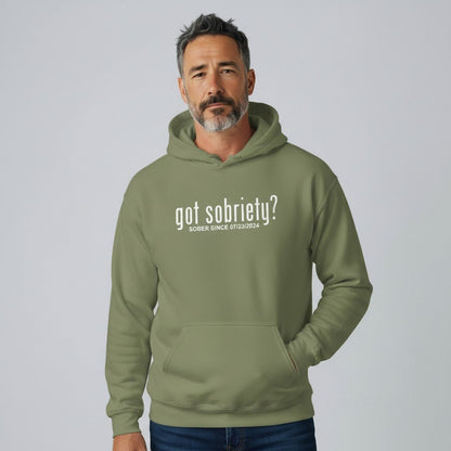 Recovery Hoodie | Got Sobriety? Hoodie with Custom Sobriety Date