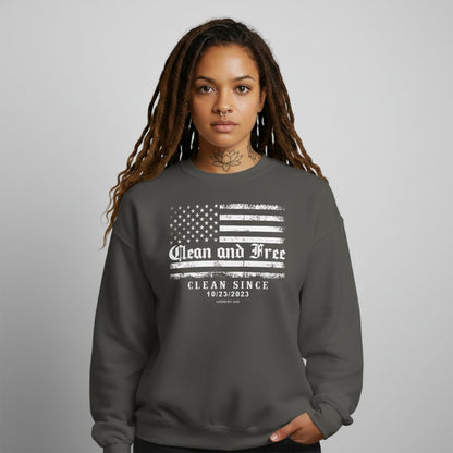 Clean Since Recovery Recovery Hoodie back view (view 17)