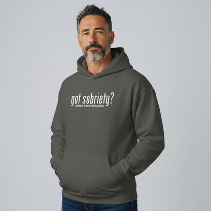 Recovery Hoodie | Got Sobriety? Hoodie with Custom Sobriety Date