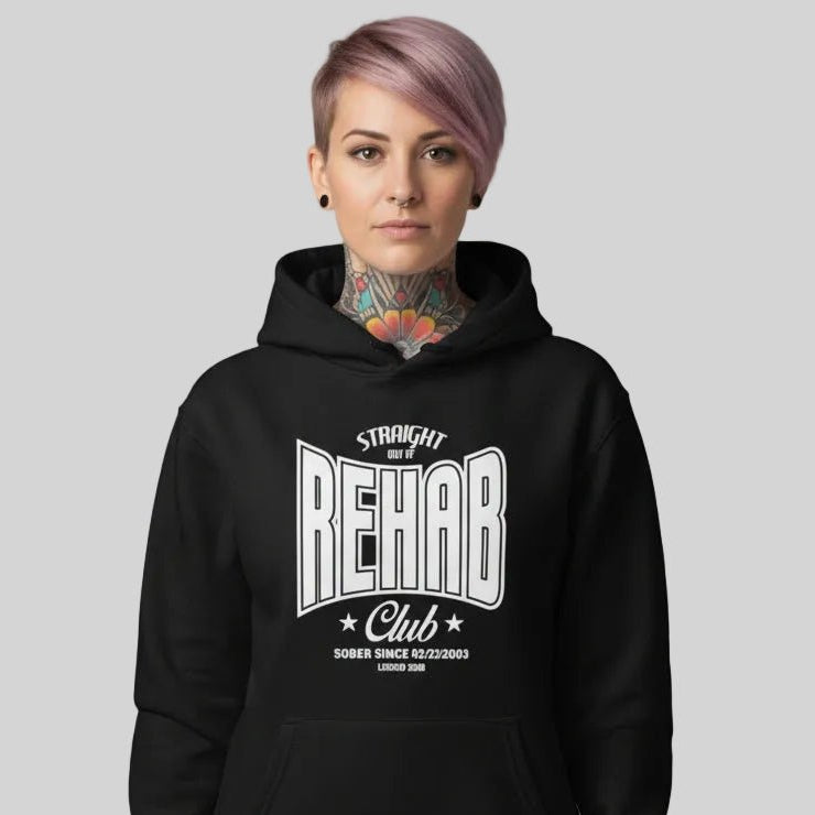 Recovery Hoodie | Women's Rehab Hoodie with Personalized Date