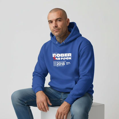 Sober As F*ck Recovery Hoodie product photo (view 10)