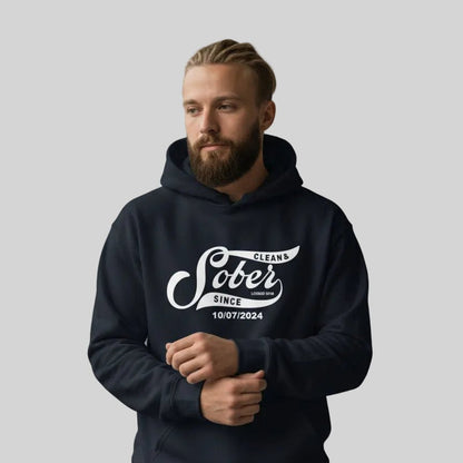Recovery Hoodie | Sober Since Unisex Hoodie with Custom Sobriety Date