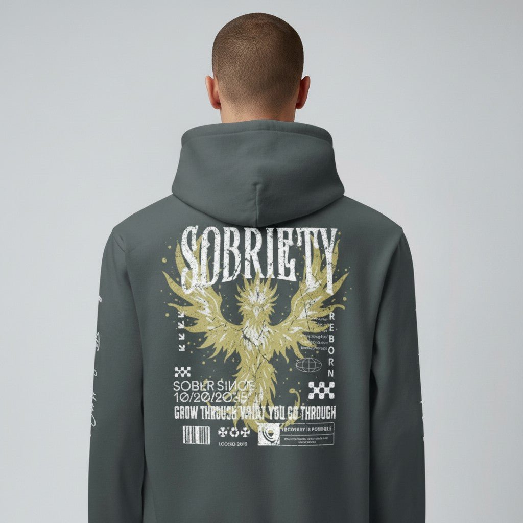 relaxed fit sober hoodie photo