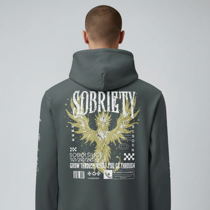 relaxed fit sober hoodie photo