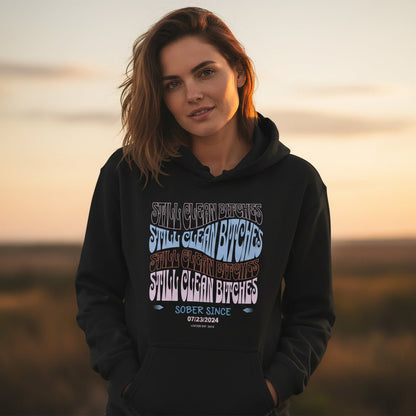 Recovery Hoodie | Still Clean-B Custom Recovery Date