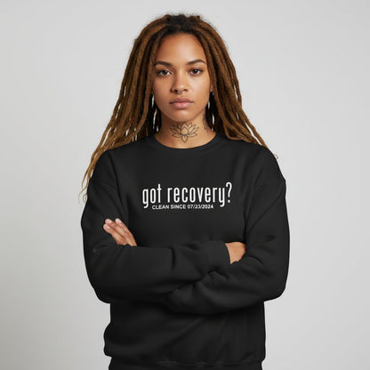Got Recovery Women's Sobriety Recovery Hoodie flat lay styled image (view 3)