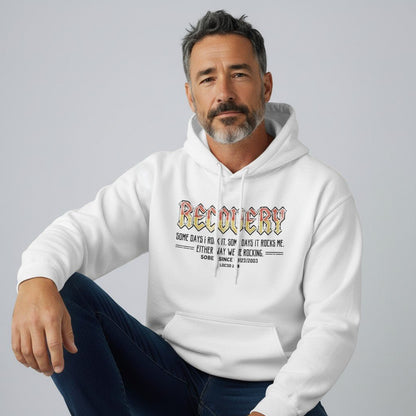 Recovery Hoodie | Men's Recovery Rock Hoodie with Personalized Date