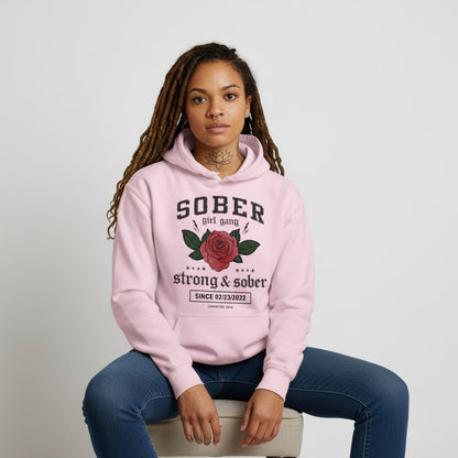 Recovery Hoodie | Sober Girl Gang Strong & Sober Crest