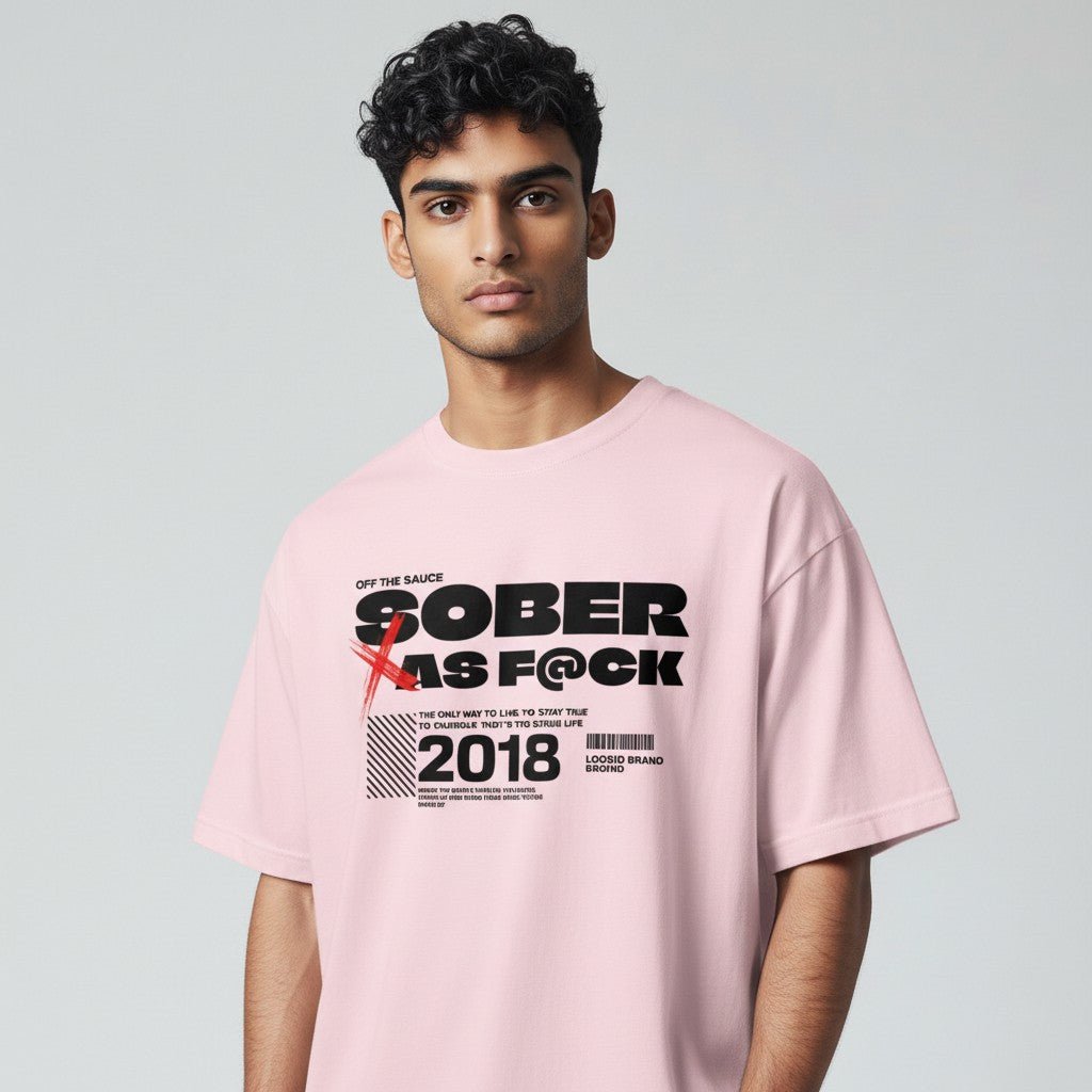 Sober As F*ck Men's T-shirt