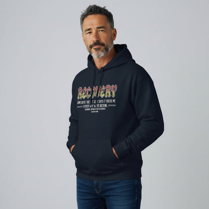 Recovery Hoodie | Men's Recovery Rock Hoodie with Personalized Date