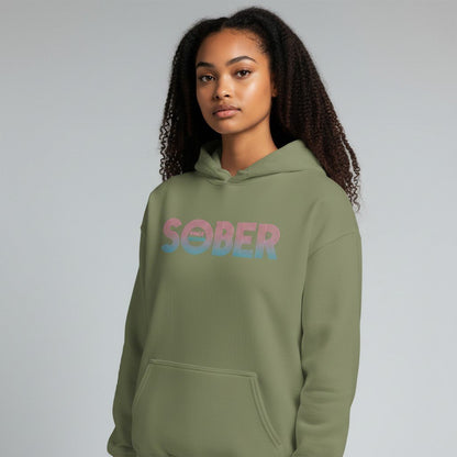 Recovery Hoodie | Retro Sobriety Date Hoodie with Personalized Date