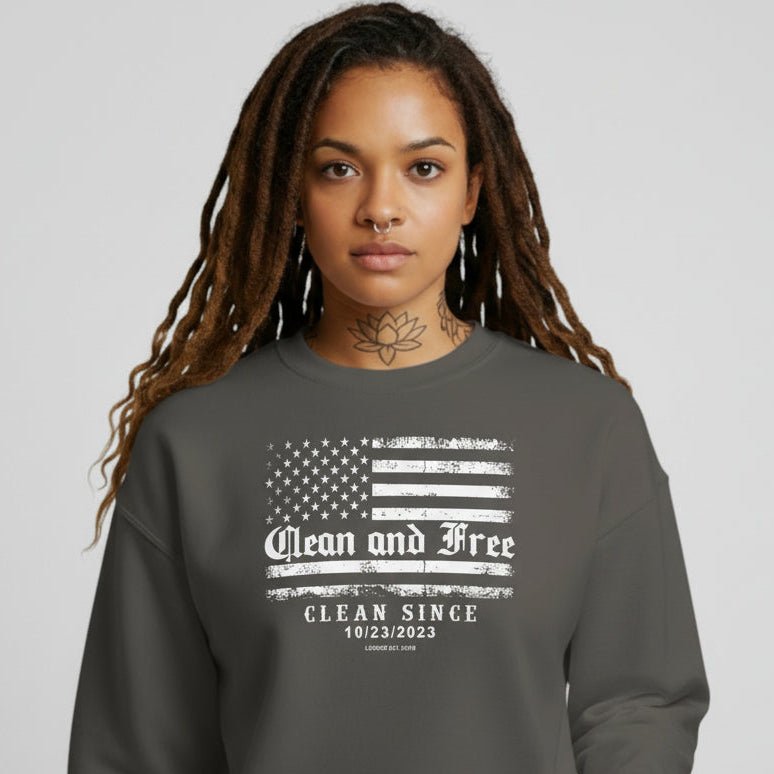 Clean Since Recovery Recovery Hoodie side view (view 16)