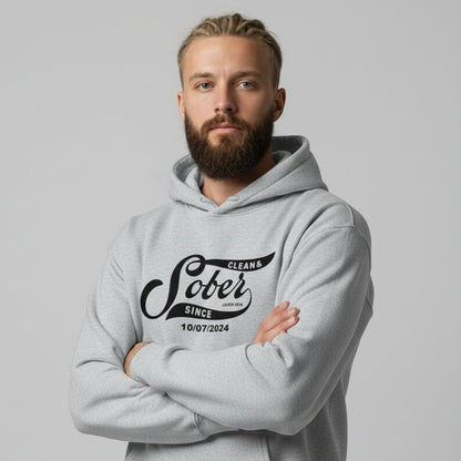 Recovery Hoodie | Sober Since Unisex Hoodie with Custom Sobriety Date