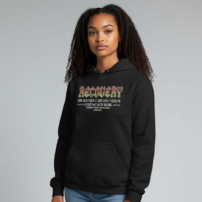 Recovery Hoodie | Women's Recovery Rock Hoodie with Personalized Date