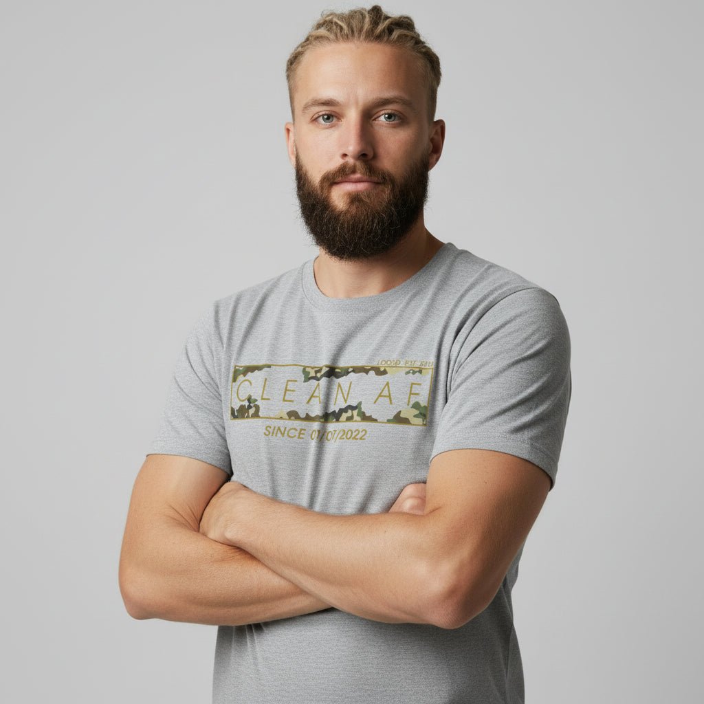 Since Date Men's Sobriety Sober T Shirt close-up view (view 12)