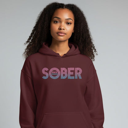 Recovery Hoodie | Retro Sobriety Date Hoodie with Personalized Date
