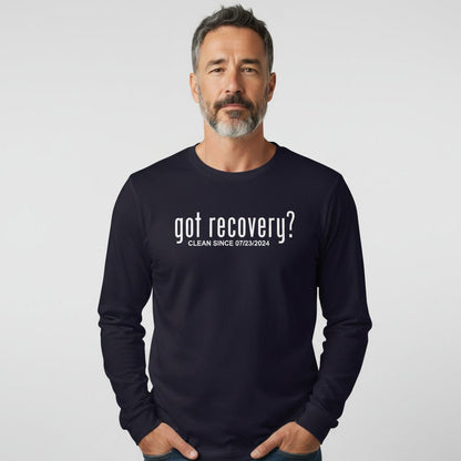 Got Recovery Long Sleeve Sober T Shirt product photo (view 10)