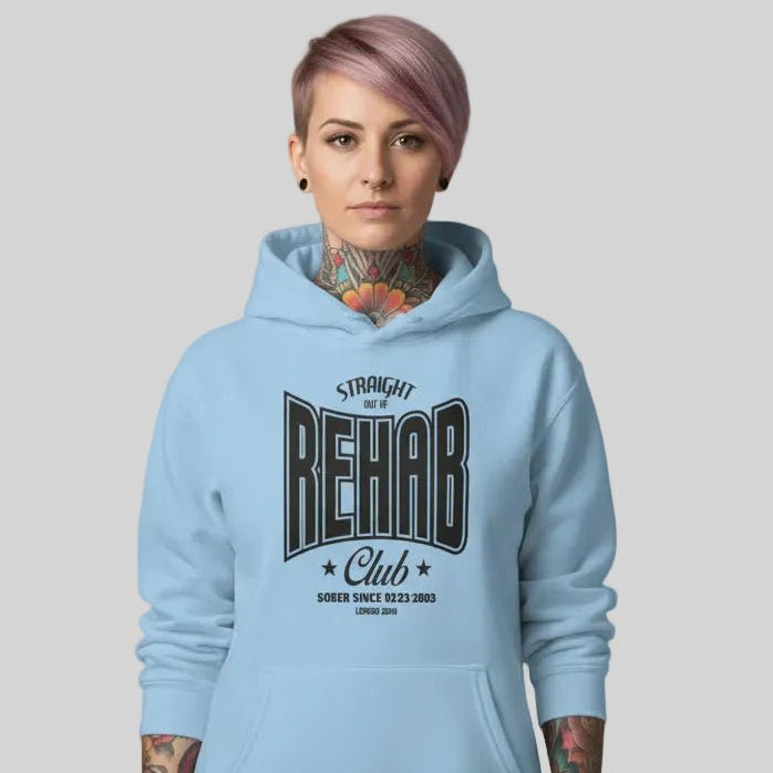 Recovery Hoodie | Women's Rehab Hoodie with Personalized Date
