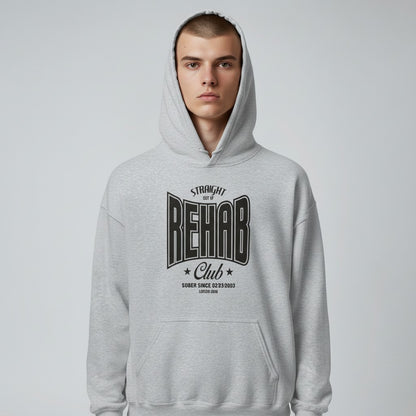 Recovery  Hoodie | Rehab Unisex Hoodie with Personalized Date