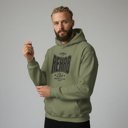 Recovery Hoodie | Men's Rehab Hoodie with Personalized Date