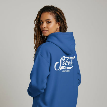 Sober Since Recovery Hoodie side view (view 6)
