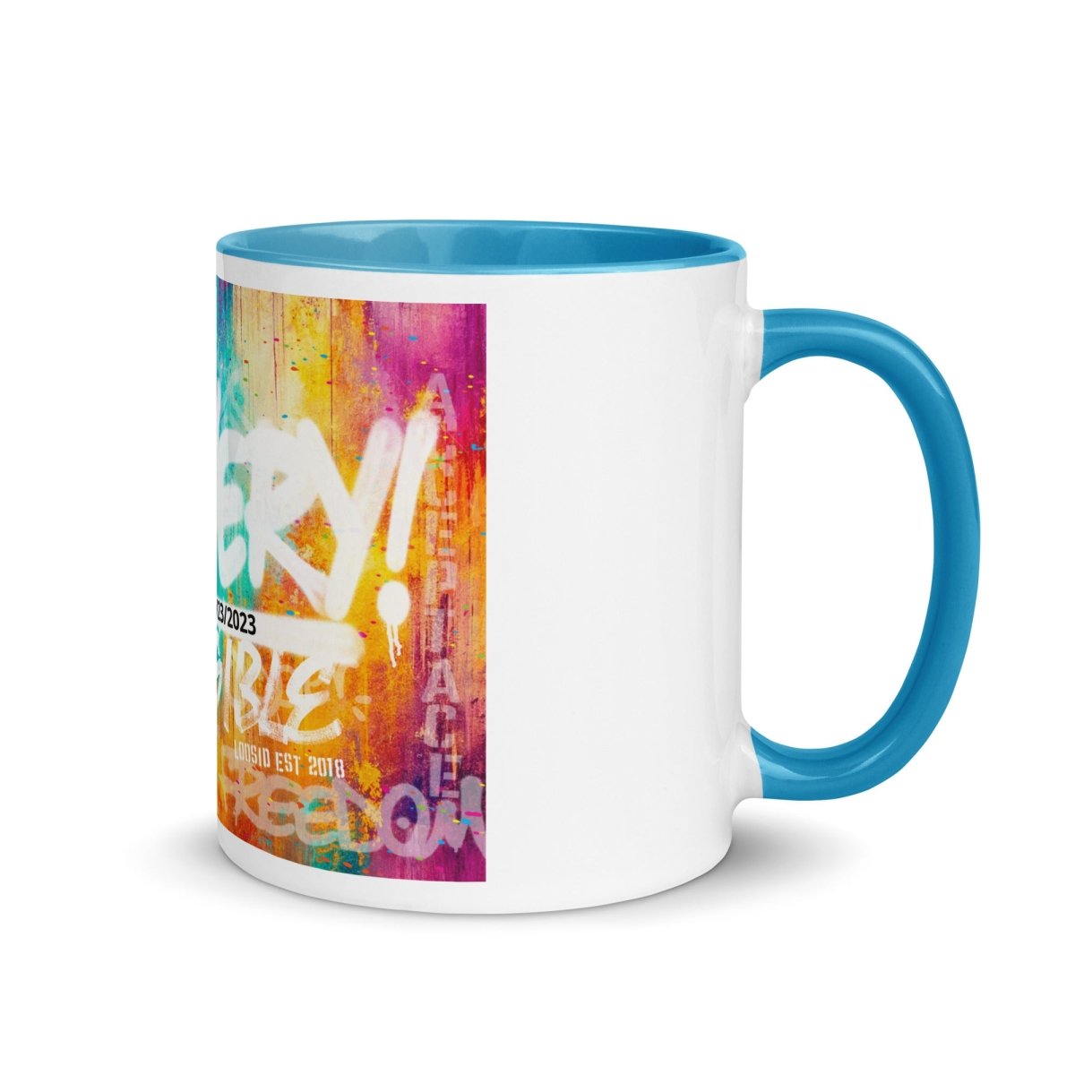 Recovery Is Possible Mug with Sober Date Sober Coffee Mug fit detail (view 19)