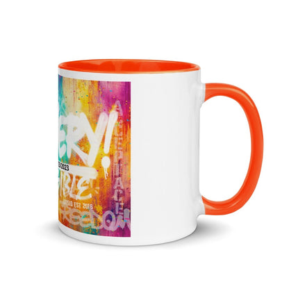 Recovery Is Possible Mug with Sober Date Sober Coffee Mug back view (view 7)