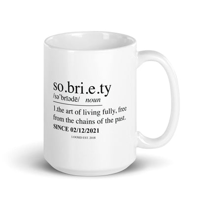 Sobriety Definition Sober Coffee Mug graphic detail (view 4)