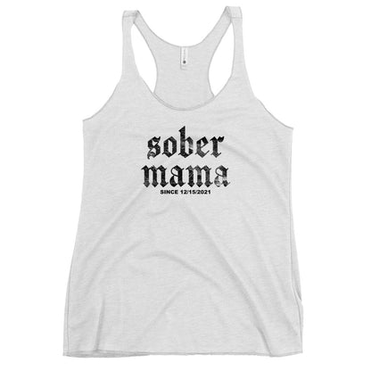 Sober Mama Sober Tank Top flat lay styled image (view 23)