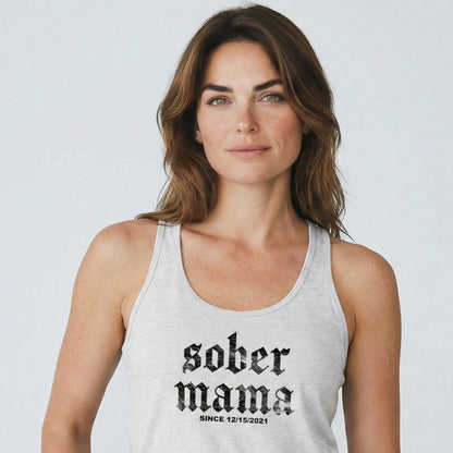 Sober Mama Sober Tank Top graphic detail (view 24)