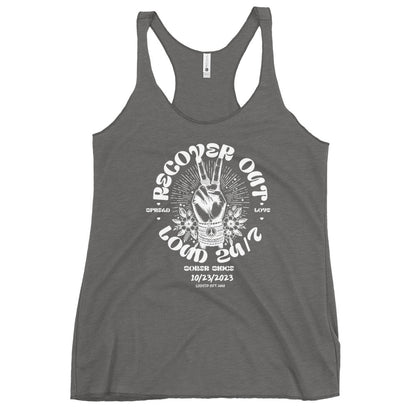 Recover Out Loud Sober Tank Top product photo (view 20)