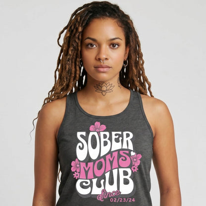 Sober Moms Sober Tank Top lifestyle view (view 15)