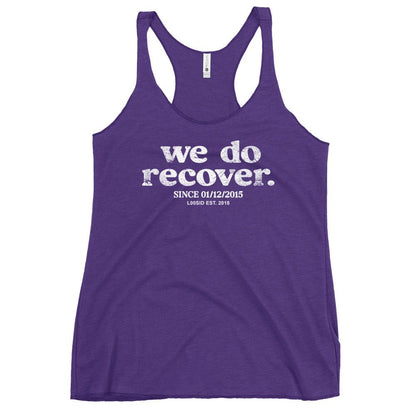 We Do Recover Sober Tank Top packaging detail (view 8)