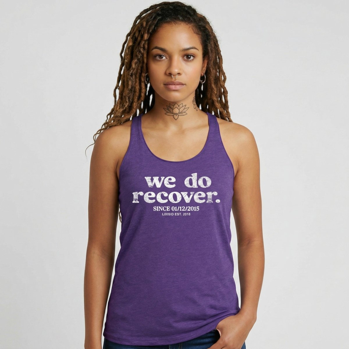 We Do Recover Sober Tank Top product photo (view 10)