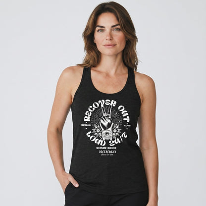 Recover Out Loud Sober Tank Top back view (view 7)